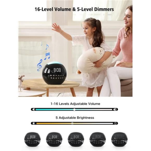 White Noise Machine with 42 Non Looping Natural Sleeping Sounds for Baby Adults - Picture 3 of 6